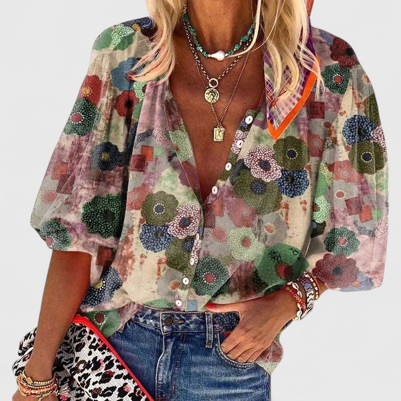 Danielle – Sheer Grace Blouse