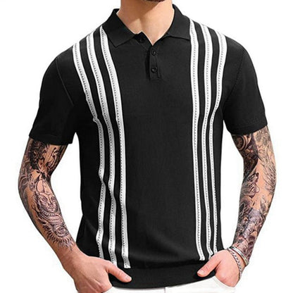 Denvaris - Casual Striped Polo