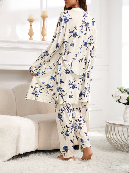 Brooklyn — Vintage Floral Pajama Set