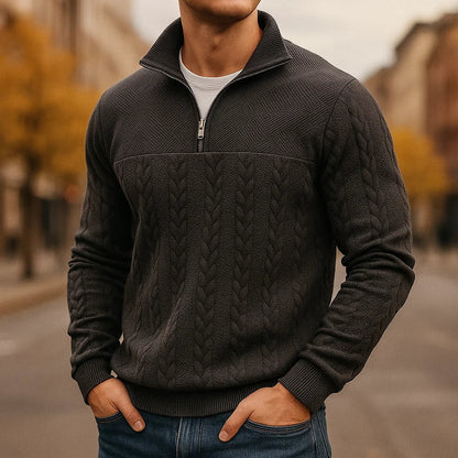 Henvaro - Premium Quarter Zip Sweatshirt