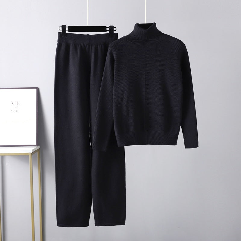 Evelyn – Soft Cable Knit Lounge Set