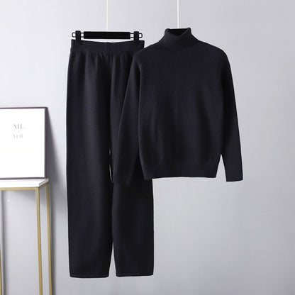 Evelyn – Soft Cable Knit Lounge Set